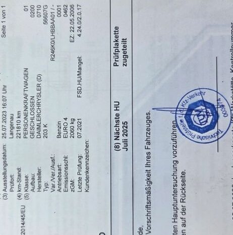 Mercedes-Benz Klasa C Kombi [S 203] 04-07 full